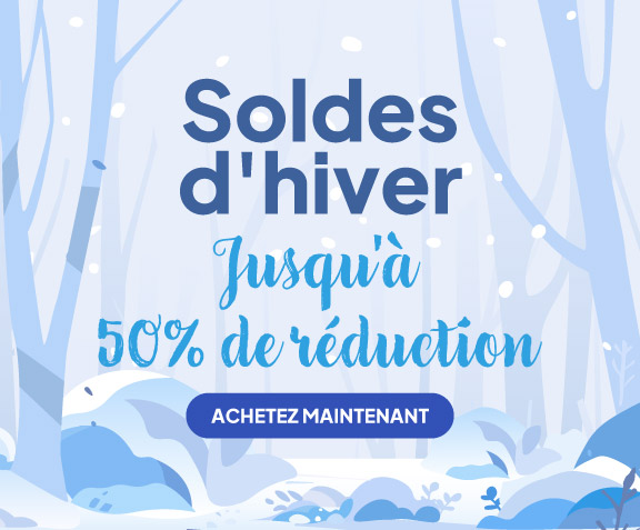 Soldes d'Hiver. Jasq'à 50% de réduction. Achetez maintenant