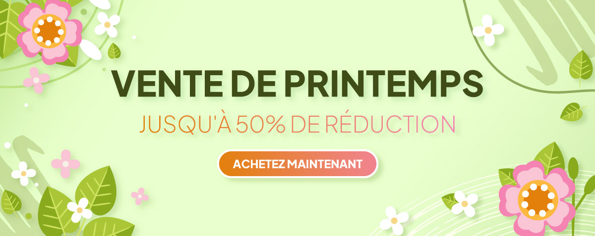 Vente De Printemps. Jusqu'a A 50% De Reduction | Achetez Maintenant