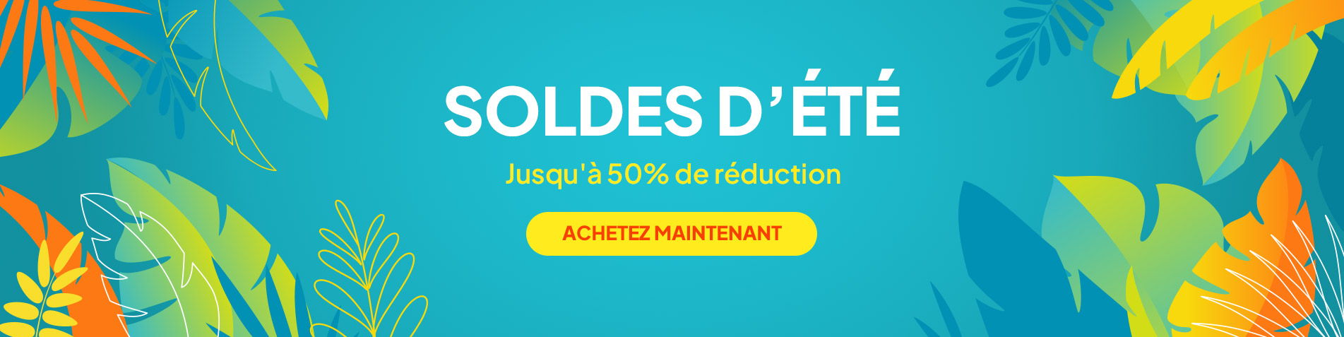 Soldes D'Ete. Jusqu'a A 50% De Reduction | Achetez Maintenant