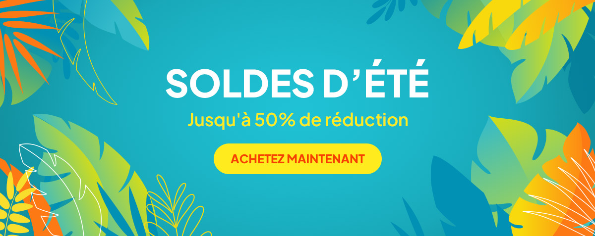 Soldes D'Ete. Jusqu'a A 50% De Reduction | Achetez Maintenant