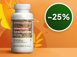 -25% KSM-66® Ashwagandha 600mg
