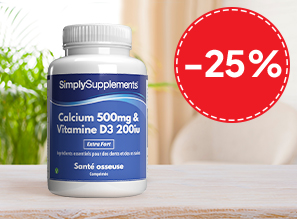 Calcium 500mg et Vitamine D3 200iu