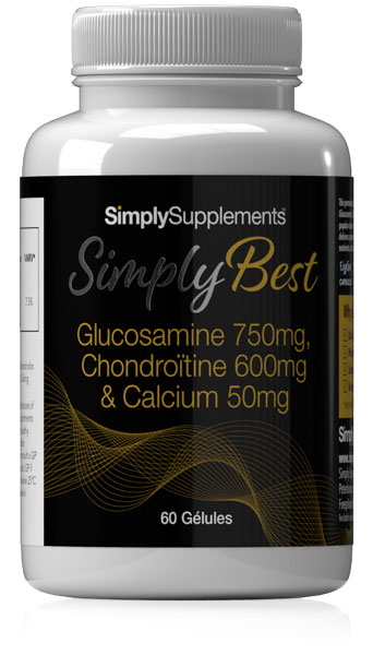 Glucosamine 700mg, Chondroïtine 600mg & Calcium 60mg