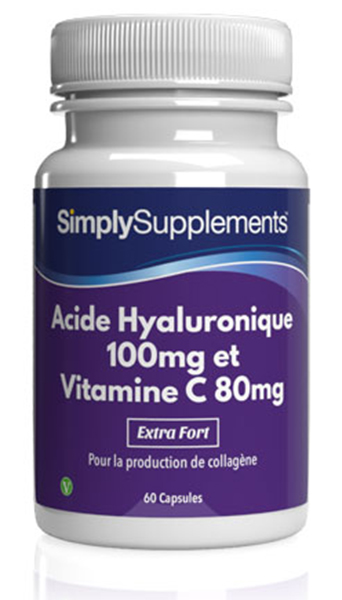 Acide Hyaluronique 100mg et Vitamine C 80mg