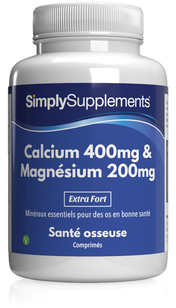 Simply Supplements Calcium-400mg-magnesium-200mg - Large