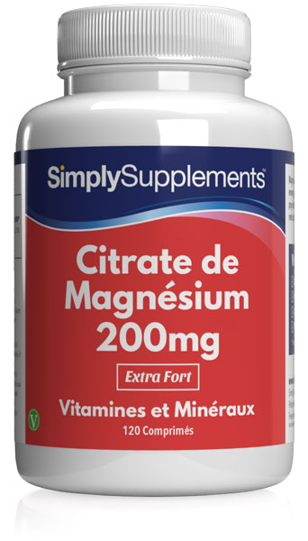 Simply Supplements Citrate-de-magnesium-200mg