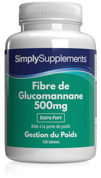 Simply Supplements Fibre-glucomannan-500mg
