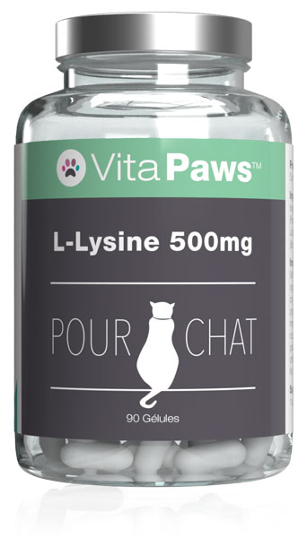Simply Supplements Vitapaws/complements-pour-chat/l-lysine-500mg-pour-chat