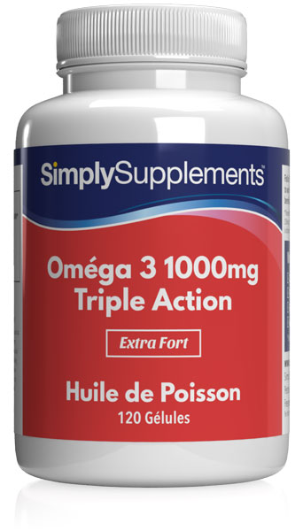 Simply Supplements Omega-3-1000mg-triple-puissance