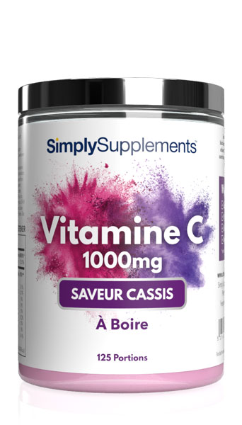 Vitamine C 1000mg à Boire - Saveur Cassis