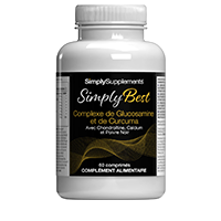 Complexe de Glucosamine et de Curcuma - Simply Best 