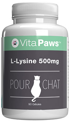 L-Lysine 500mg pour chat
