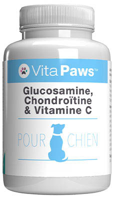 Glucosamine, Chondroïtine & Vitamine C pour Chien